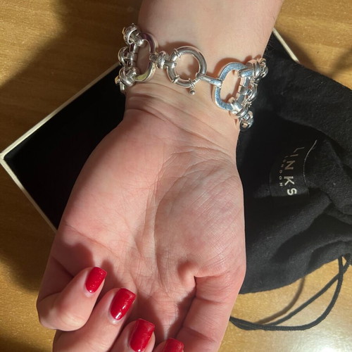 Links of London silver 925 triple chain bracelet new