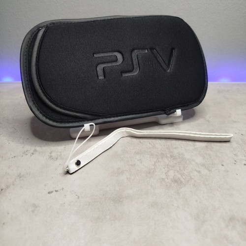PlayStation Vita fabric case new with white strap and stand