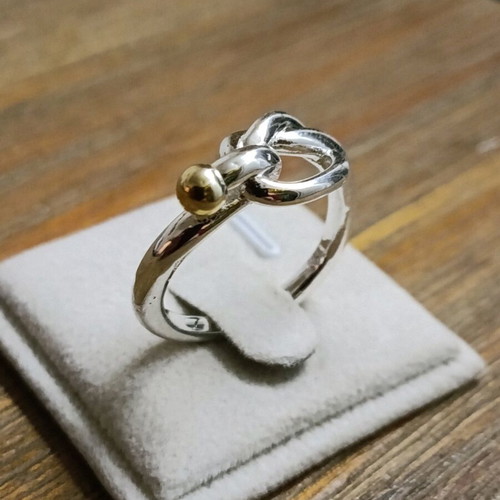 Silver 925 plated ring used with box