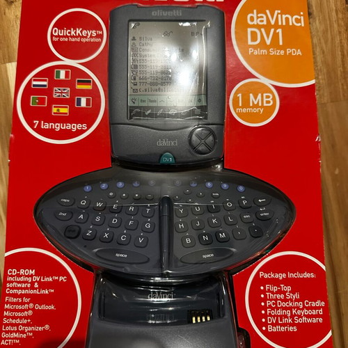 Olivetti daVinci DV1 Palm Size PDA new in original packaging