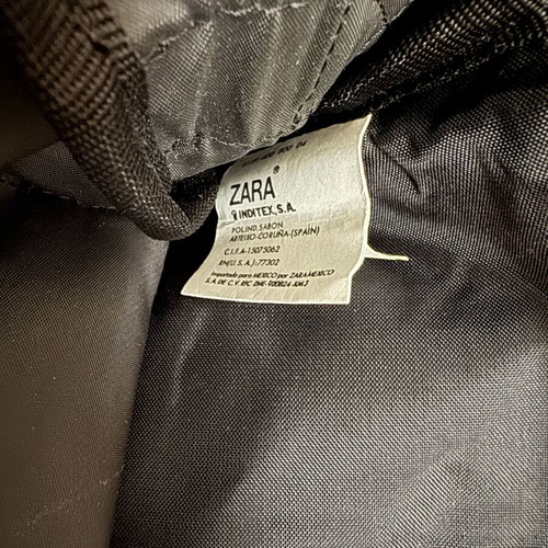 Zara shoulder bag for books or laptop with many pockets like new, black