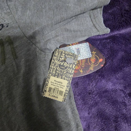 Hard Rock Guitar Company Philadelphia Polo shirt XL, new