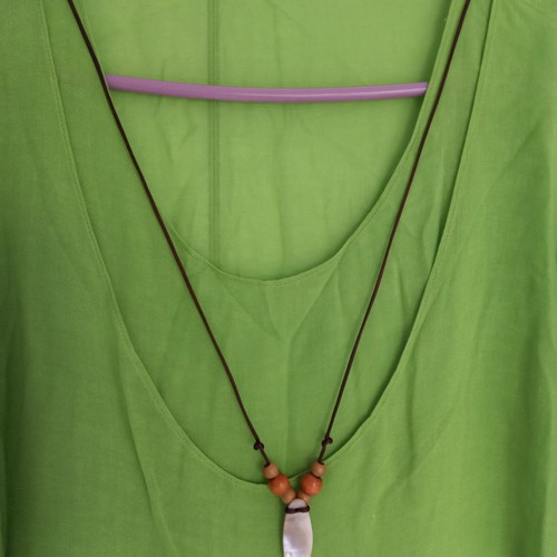 Summer blouse asymmetrical green like new, tunic XL