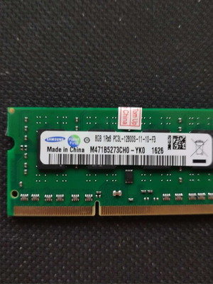 Samsung 8GB DDR3 1600 PC3L RAM για λαπτοπ μεταχειρισμένο