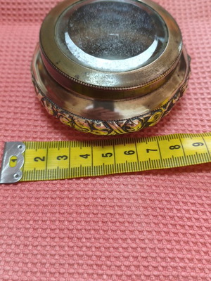 Vintage collectible powder compact, like new, Alexandria Egypt 1920-1950