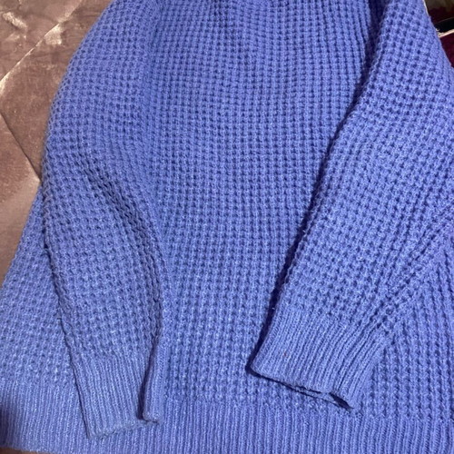 Purple sweater wide fit like new for 11-12 years old