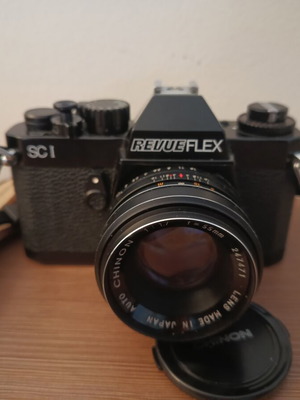 Revueflex SC-1 (Chinon CM-3) αναλογική φωτογραφική μηχανή με φακό Chinon 1.7/55mm σαν καινούργιο