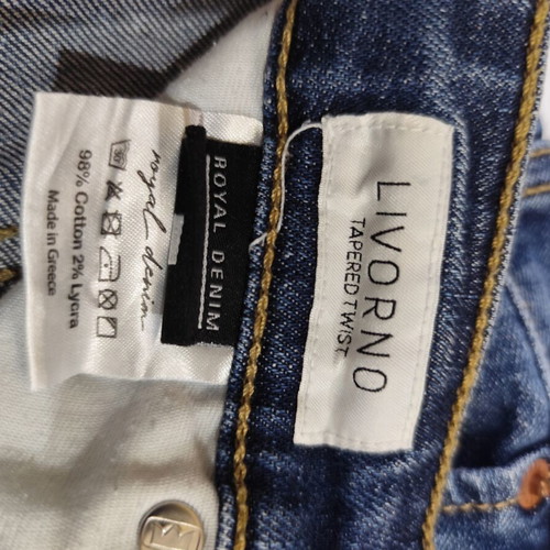 Royal Denim Livorno Tapered Twist men's jeans like new, blue, size 31