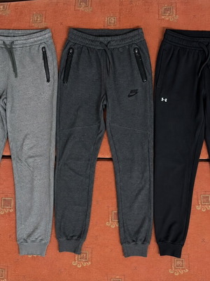 Energetics, Nike και Under Armour ανδρικές αθλητικές φόρμες joggers, πακέτο 3