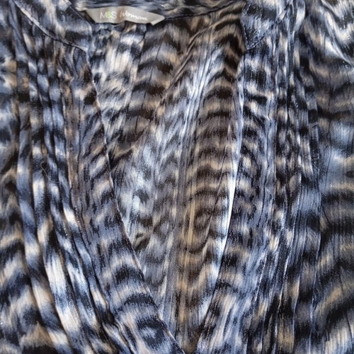 M&S lightweight multicolor blouse, one size