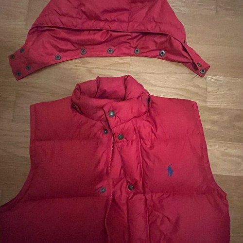 Ralph Lauren polo sleeveless red jacket small