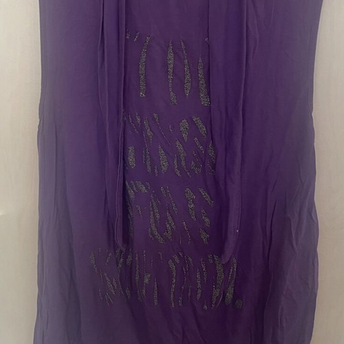 Spray sleeveless women's blouse purple size L used with imperfections