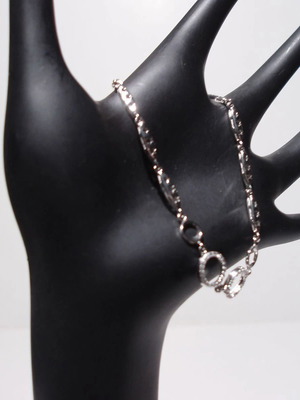 Fashion ασημένιο 925 βραχιόλι με κρυστάλλους καινούργιο