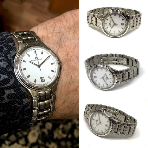 Maurice Lacroix men's watch new stainless steel with sapphire