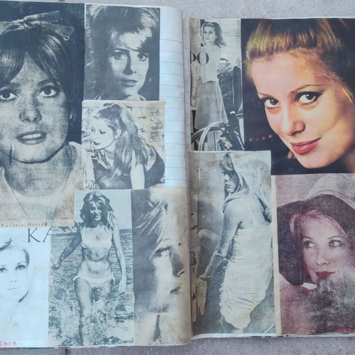 Album with actor photo clippings No2, 50 pages, 17x25cm