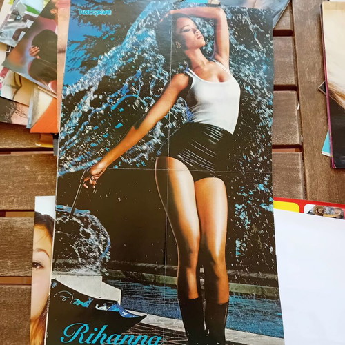 Rihanna double-sided poster like new from Umbrella video clip