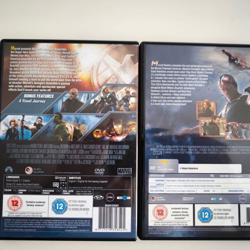 Avengers Assemble 2-Movie Collection DVD like new