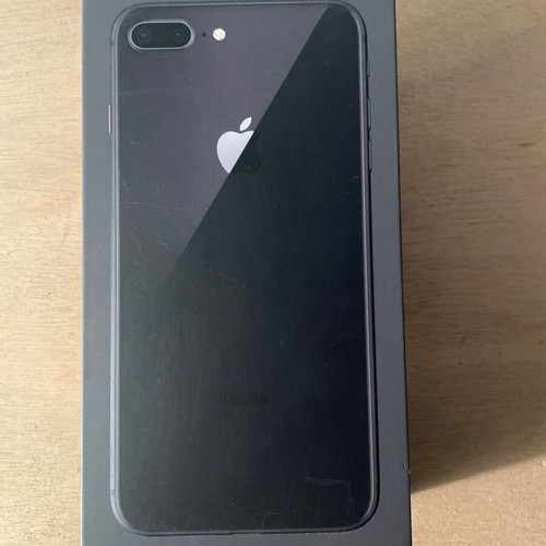 iPhone 8 64GB empty box black like new with 2 Apple stickers
