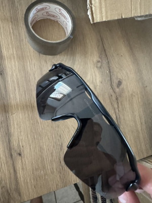 Oakley sunglasses with box, cloth and case, black