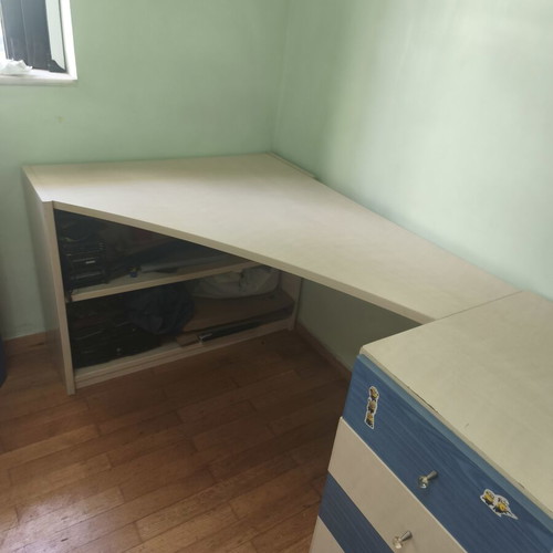 Corner desk used with drawer Neoset 95x178x72cm