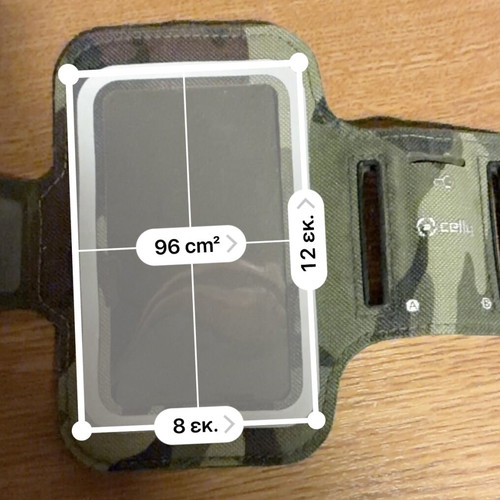 Mobile armband case used for running, fits phones up to 6.1 inches
