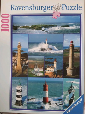 Ravensburger Puzzle 1000 pieces like new, Lighthouses in Brittany