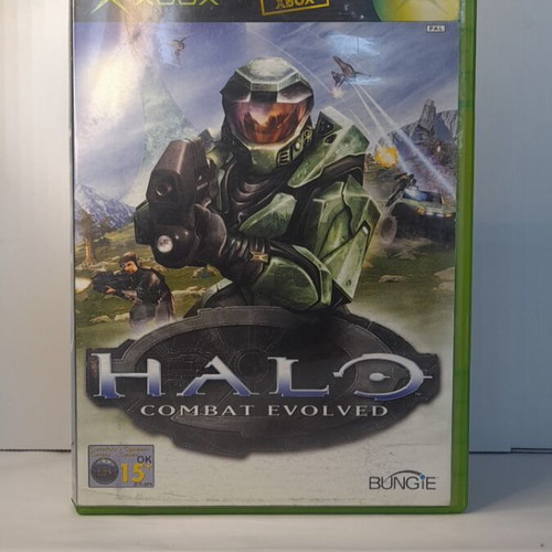 Halo Combat Evolved Xbox game, English version, complete with manual
