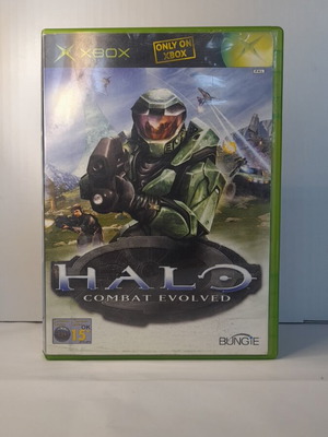 Halo Combat Evolved Xbox game, English version, complete with manual
