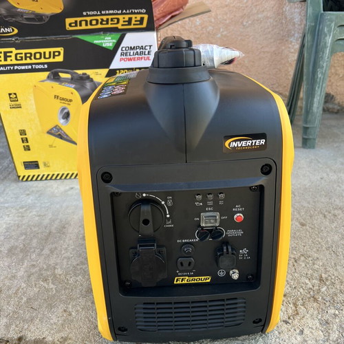 F.F. Group GPG 2500I PRO Gasoline Inverter Generator 2.5kVA new
