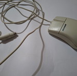Microsoft Mouse model 2.1A PS/2 used, fully functional ball mouse
