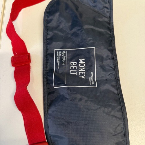 Herschel money belt like new, blue and red