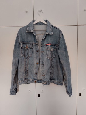 Americanino jean jacket denim γαλάζιο μεταχειρισμένο no. M/L 90's vintage style