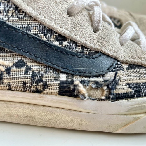 Vans unisex suede sneakers used, size 40, black and gray