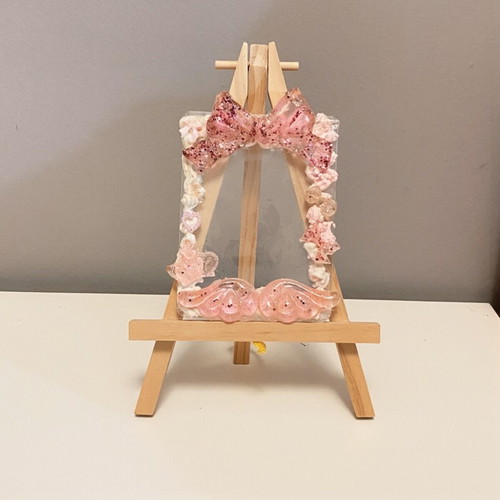 Decorated Toploader pink, new