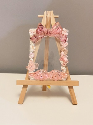 Decorated Toploader pink, new
