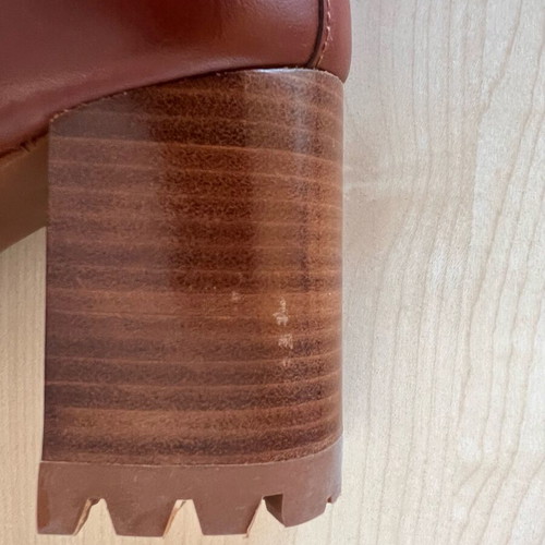 See By Chloe brown ankle boots size 38.5 like new
