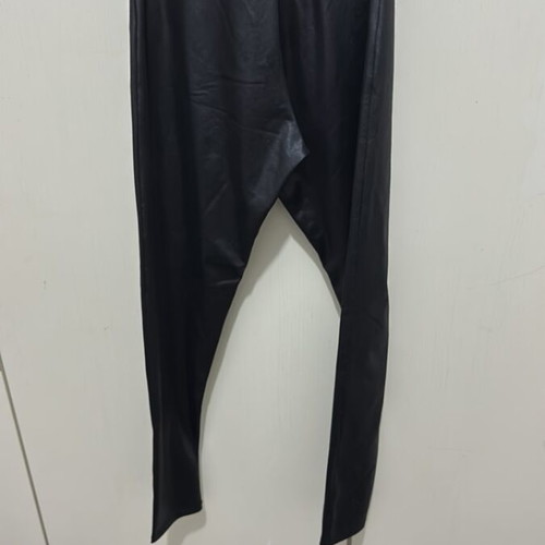 Zara leather leggings used black XS without wear