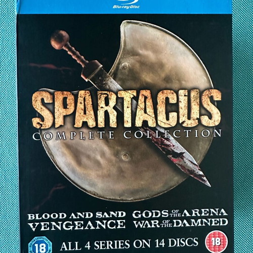 Spartacus Blu-Ray like new, all seasons on 14 discs