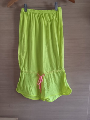 Women's one-piece used with shorts, yellow