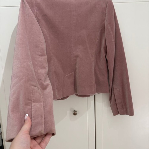 BSB pink velour jacket Large like new