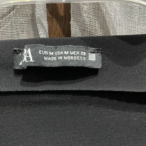 Zara wrap bodysuit, black, size M