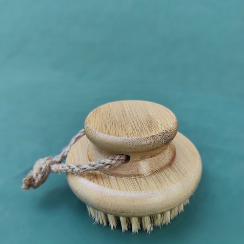Aphaéa Dry Brush round bamboo body massage brush