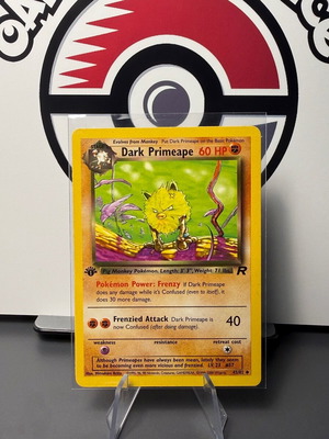 dark primeape pokemon card value Dark Primeape (43/82) [Team Rocket 1st Edition] main image 0