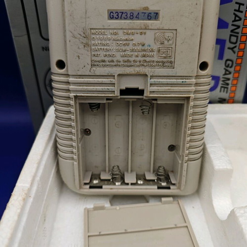 Game Boy (1989) used official Nintendo boxed console