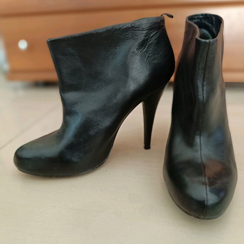 Zara evening boots high heel size 40 like new