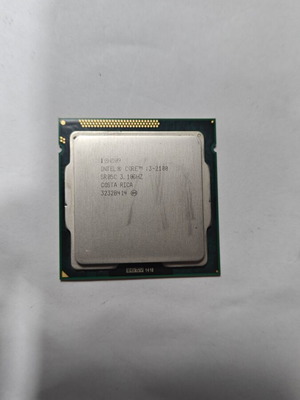 Intel Core i3-2100 processor used, 3.10GHz, Socket LGA1155