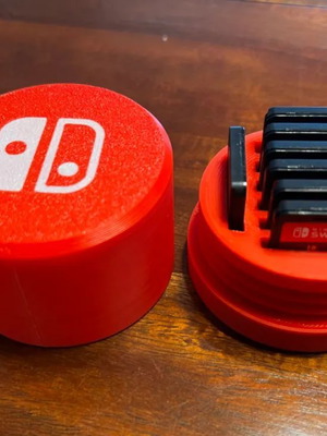 Nintendo Switch game case with logo, capacity for 8 games