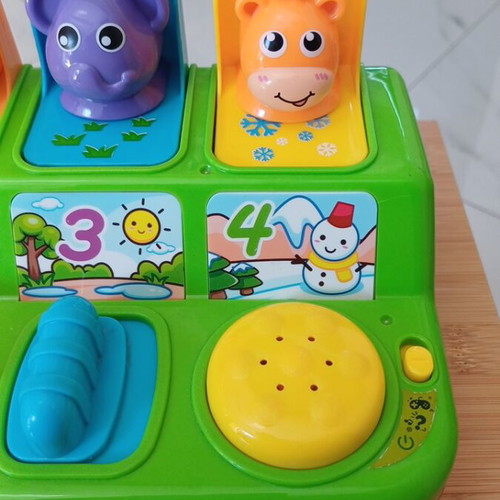 Interactive baby toy suitcase with animal sounds and pop-up features