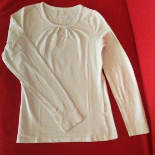 Children's blouse white like new, size 12-14