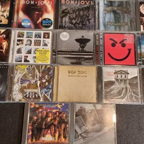 Bon Jovi discography 1986-2020 17 CDs used, rock